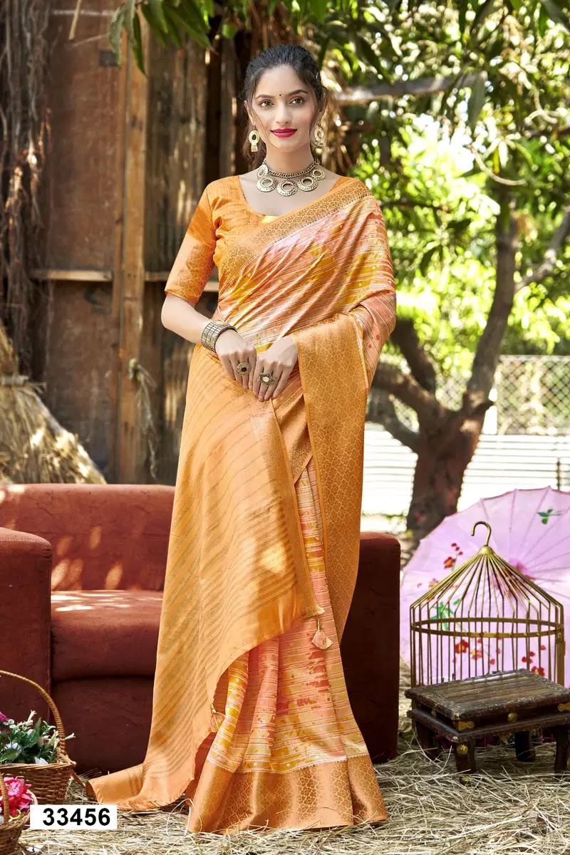 Anulata Vol 10 By Vallabhi Dola Silk Printed Saree Suppliers In Mumbai